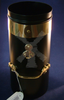 CHIMNEY BLACK AND BRASS DOUBLE SKIN 6"X24"
